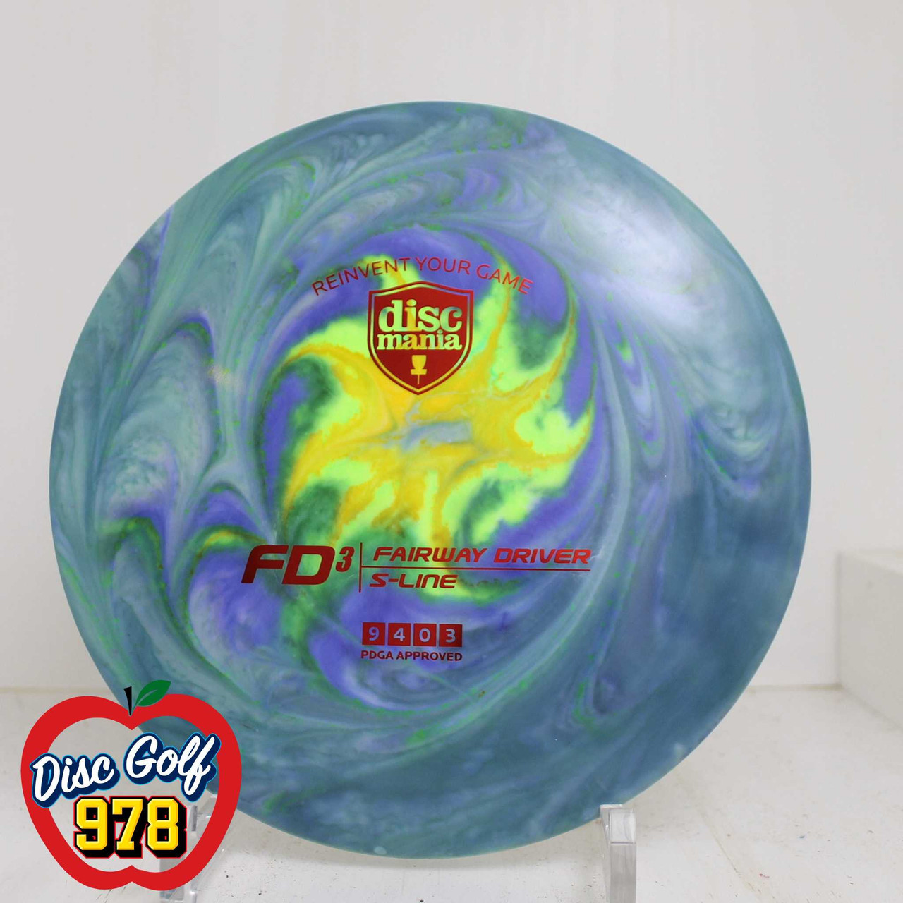 Disc Dragon Discmania FD3 S-Line 173.5g Blueish Golden