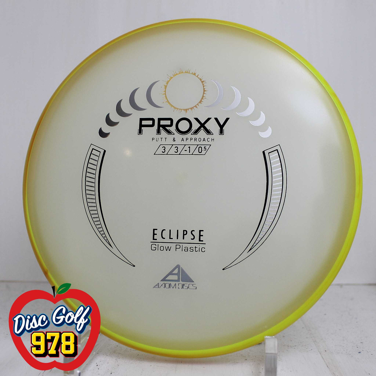 Axiom Proxy Eclipse PLC 172.8g Yellow/Orange Swirl Rim