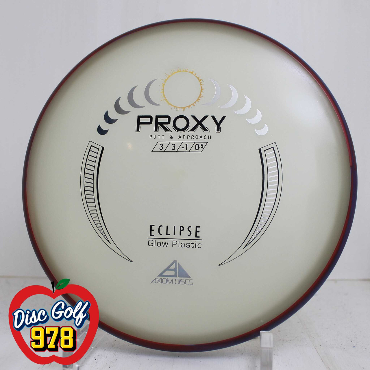 Axiom Proxy Eclipse PLC 173.0g Blue/Red Swirl Rim