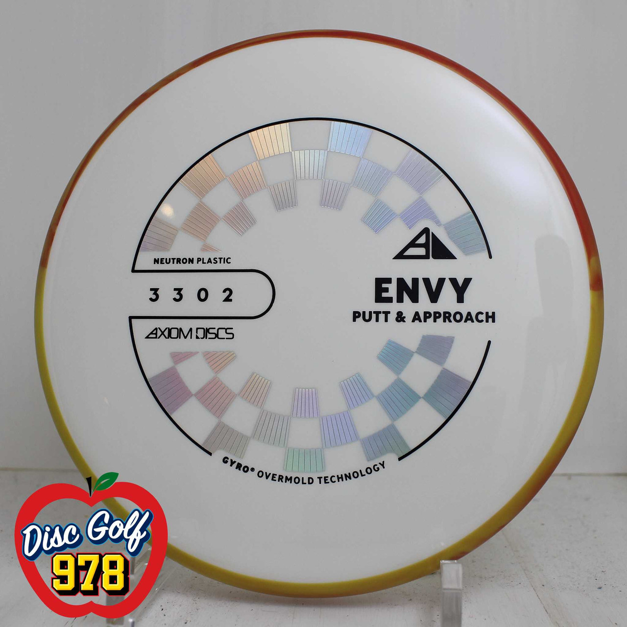 Axiom Envy Neutron PLC 174.1g Red/Orange Swirls-White