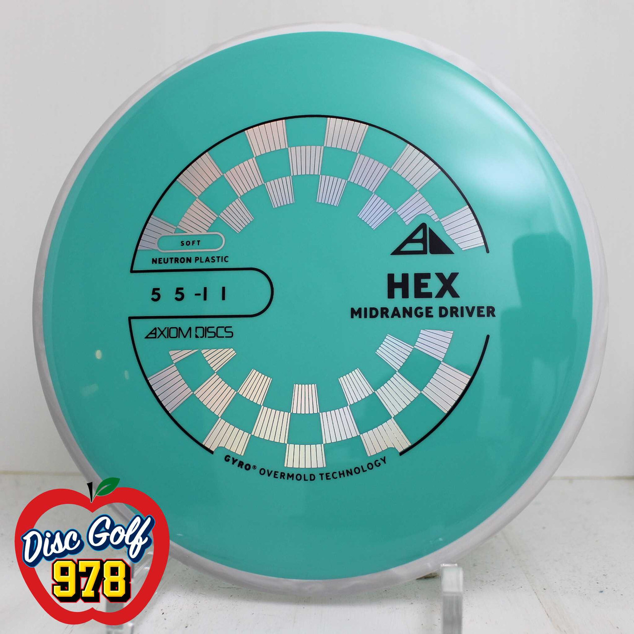 Axiom Hex Neutron Soft PLC 165.6g White-Teal