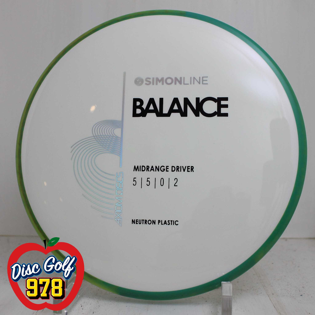 Axiom Simon Line Balance Neutron PLC 176.1g Green Swirls-White