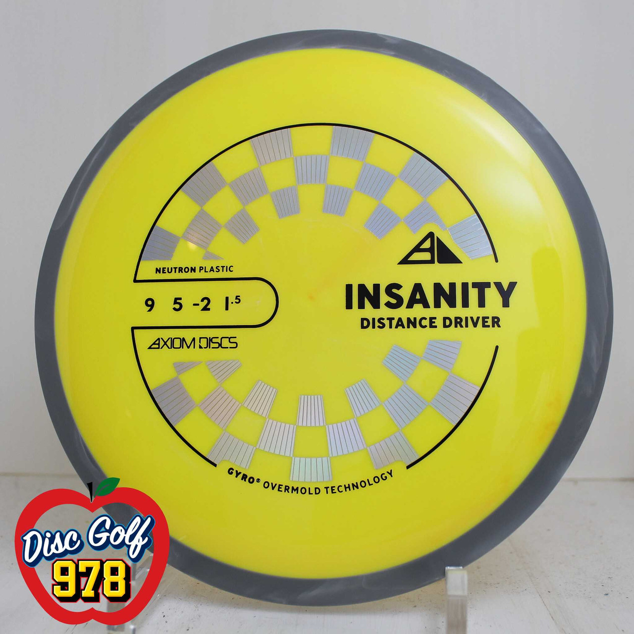Axiom Insanity Neutron PLC 172.7g Grey Swirls-Yellow