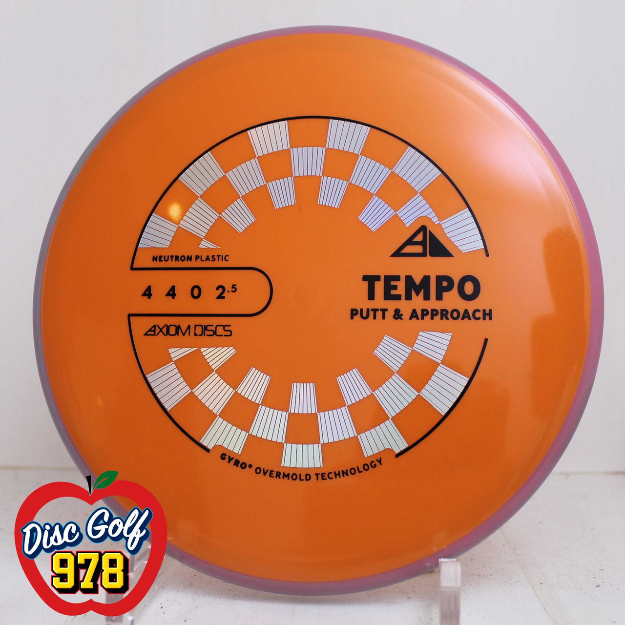 Axiom Tempo Neutron PLC 171.6g Magenta Swirls-Orange