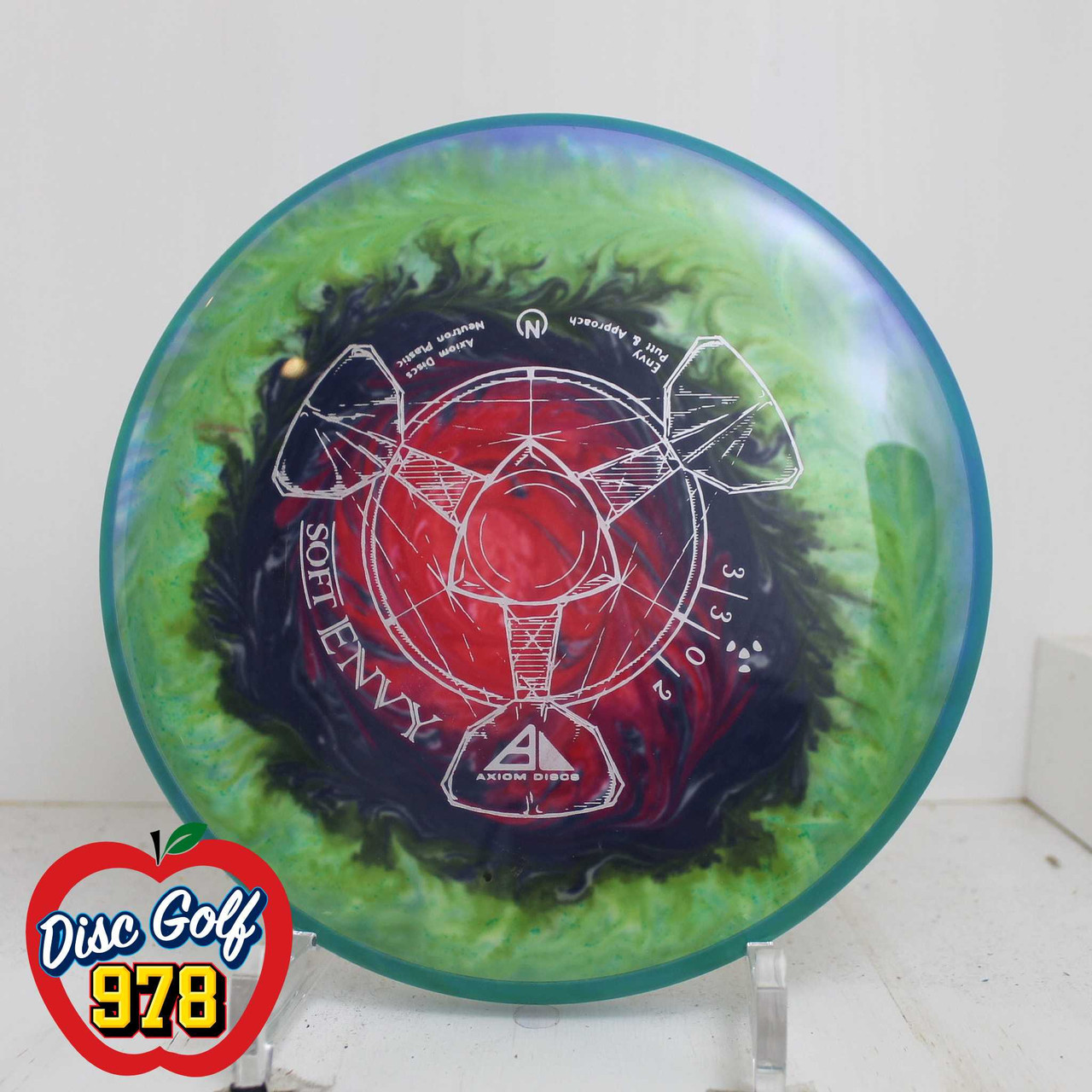 Jay's Dyes Axiom Envy Neutron Soft 172.3g Teal-Green/Red