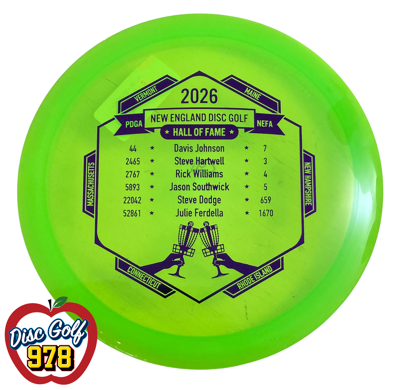 Innova Destroyer Champion 2026 NEFA Hall of Fame