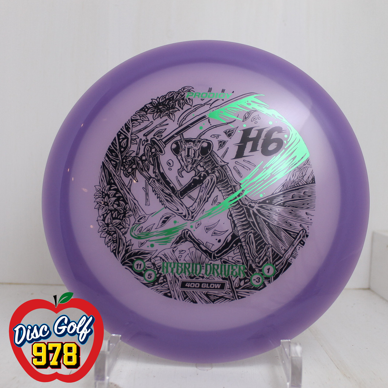 Prodigy H6 400 Glow - Slasher Stamp - Disc Golf 978
