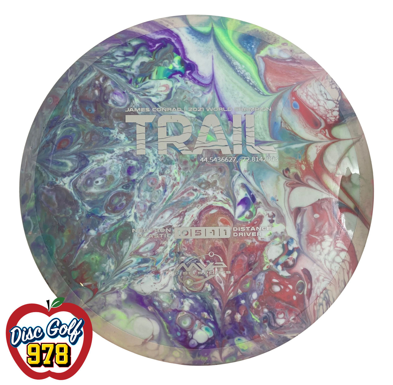 Disc Dragon MVP Trail Neutron PLC 175.0g Full DyeMarble