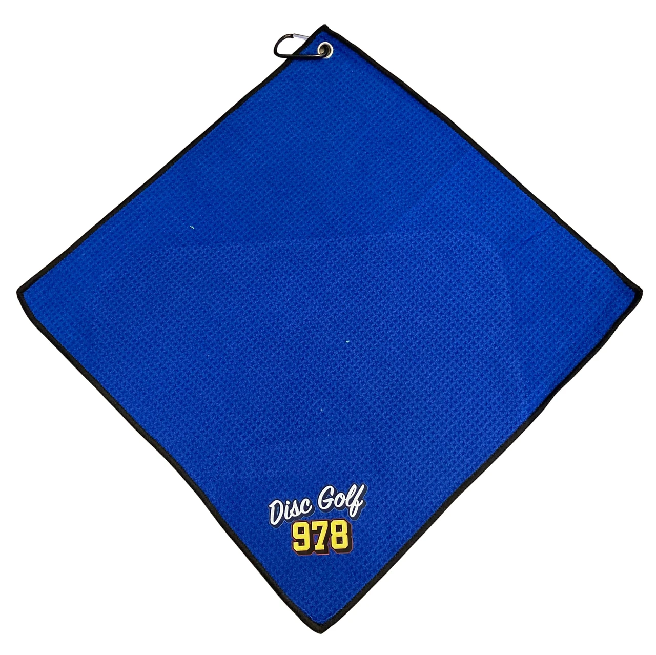 Disc Golf 978 Waffle Towel with Carabiner
