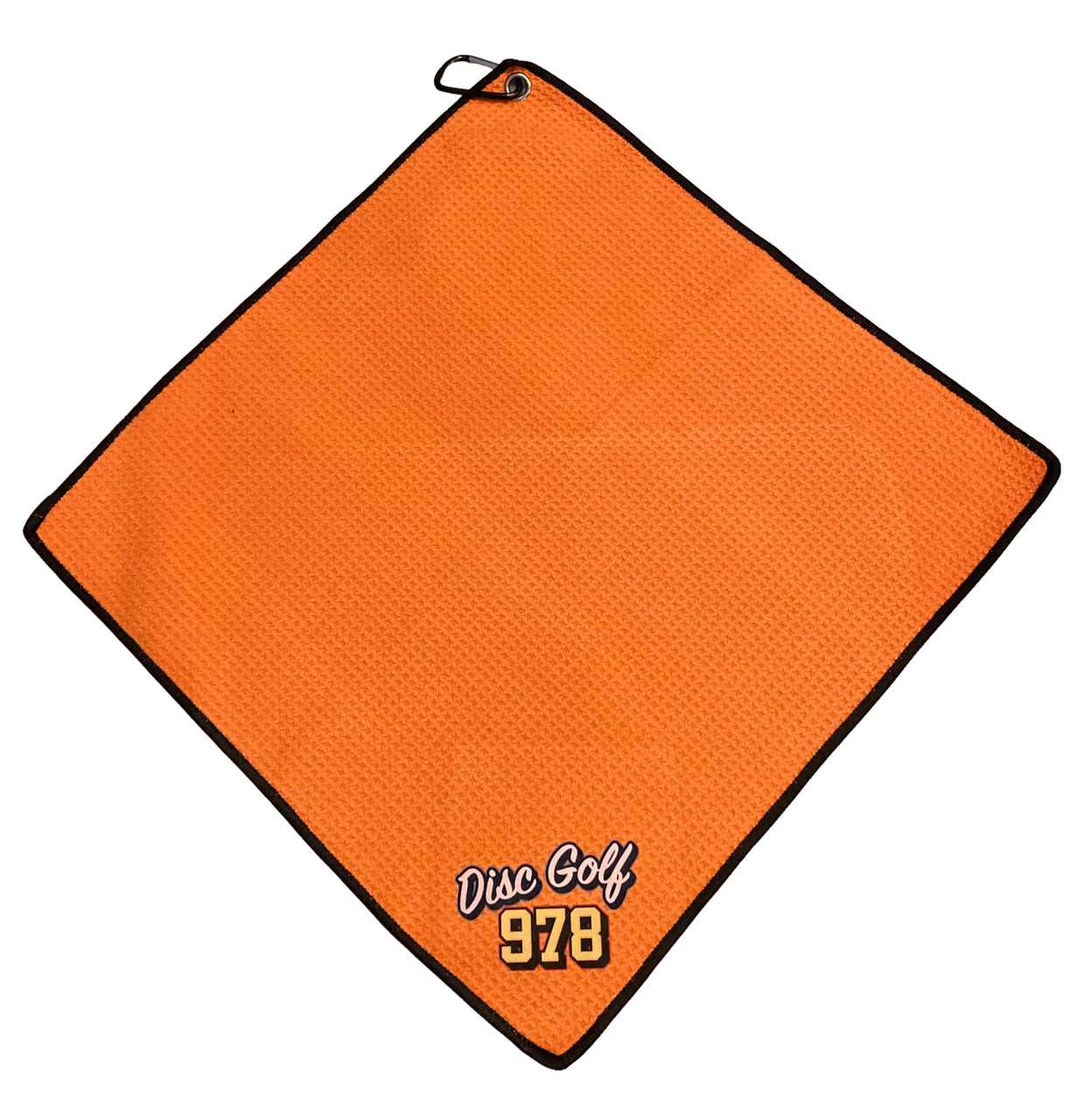 Disc Golf 978 Waffle Towel with Carabiner