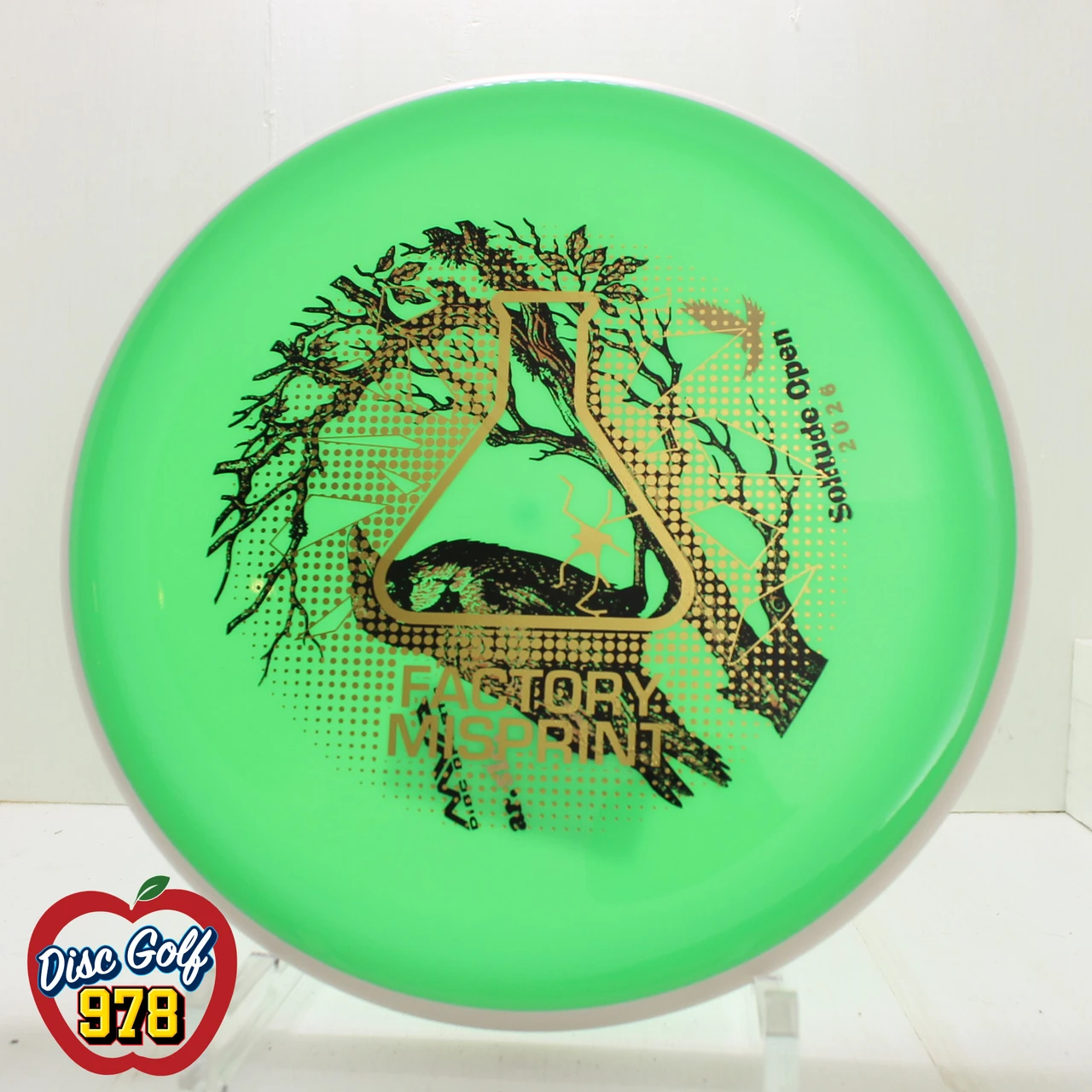 MVP Stasis Neutron - Factory Misprint 174.5g Neon Green