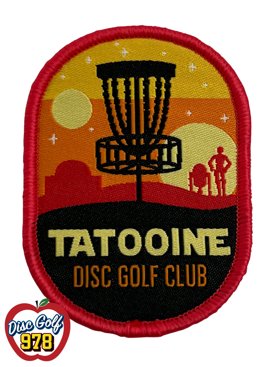 Disc Golf Patch "Tatooine " Velcro Backed