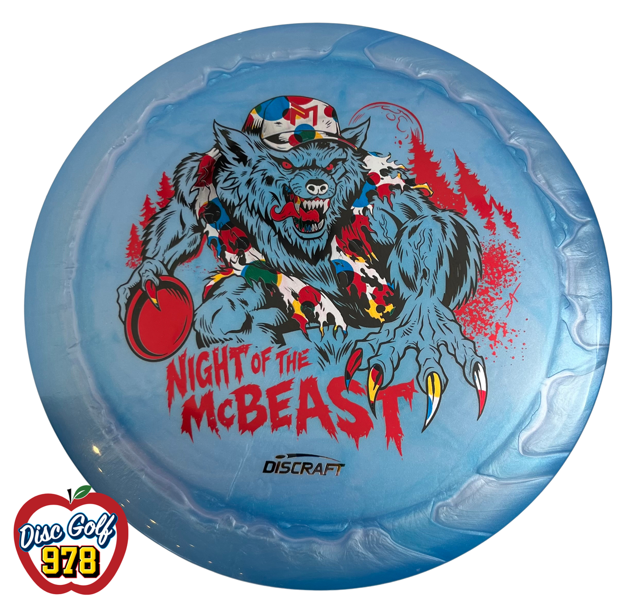 Discraft Ares Big Z Colorshift - Night of the McBeast LE