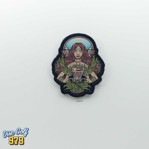 Disc Golf Patch "Mother of Disc Golf" Velcro backed