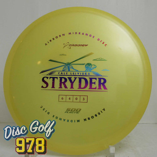 Prodigy Stryder 500 Cale Leiviska Yellow Rainbow 181.9g