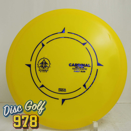Stokely Discs Cardinal Thermo First Run Yellow Blue D 176.6g Stokely Discs Cardinal Thermo First Run Yellow Blue D 176.6g