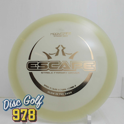 Dynamic Disc Escape Lucid Moonshine Glow Gold D 175.5g Dynamic Disc Escape Lucid Moonshine Glow Gold D 175.5g