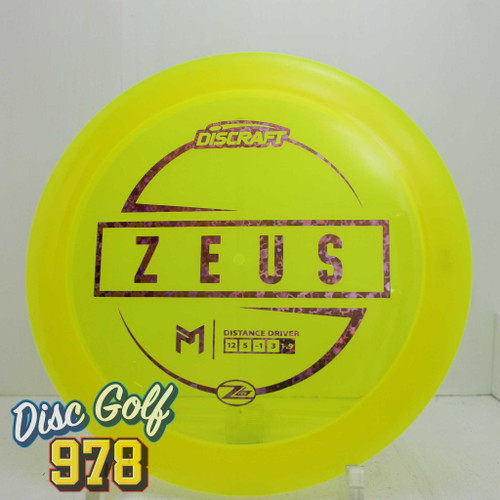 Discraft Zeus Z Lite Paul McBeth NYellow B 165.8g