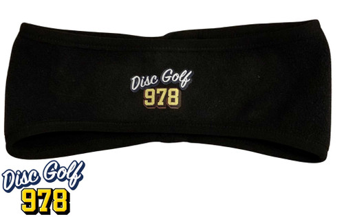 Disc Golf 978 Fleece Headband - Black Disc Golf 978 Fleece Headband - Black