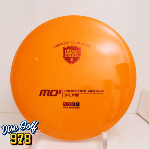 Discmania MD5 S-line Orange Red 174.1g