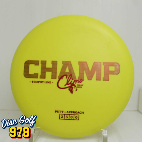 Climo Champ Trophy Line 1st Run 174.2g Yellow