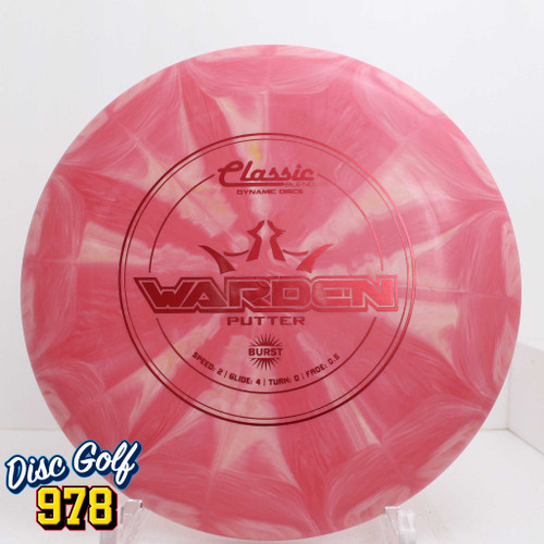 Dynamic Discs Warden Classic Blend Burst 175.1g Red