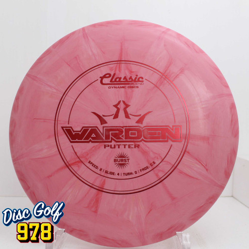 Dynamic Discs Warden Classic Blend Burst 175.5g Red