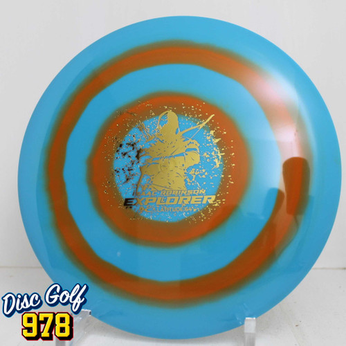 Latitude 64 Explorer Gold Bullseye Isaac Robinson 176.1g Teal/Orange B