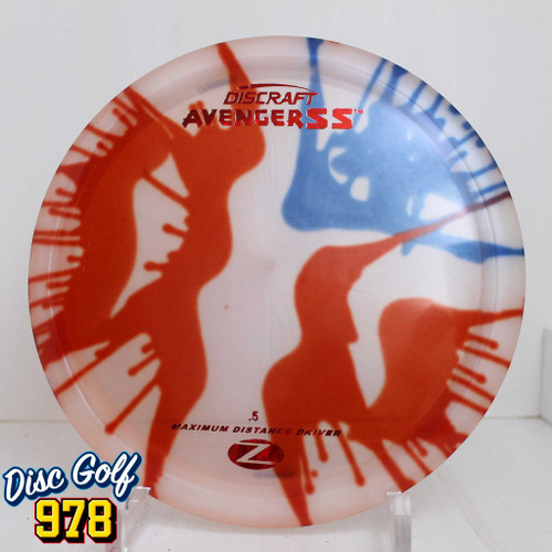 Discraft Avenger SS Z Fly Dye 175.4g USA Flag A