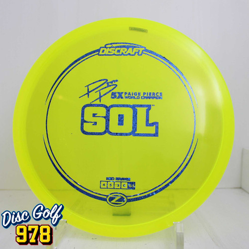 Discraft Sol Z Paige Pierce 5X 175.5g Neon Yellow B