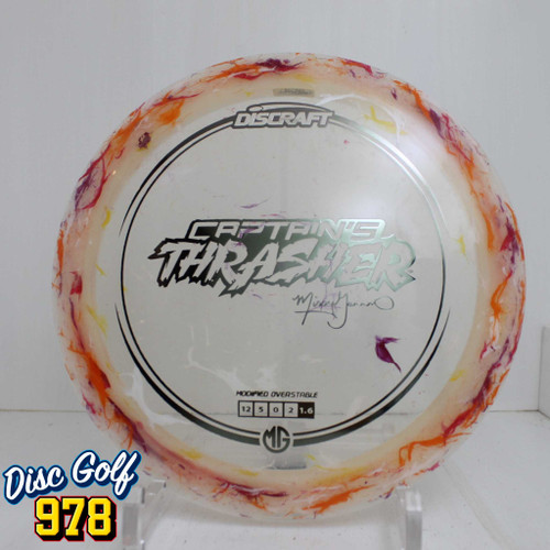 Discraft Captain's Thrasher 2025 Z Jawbreaker 175.8g Red/Orange/White Confetti