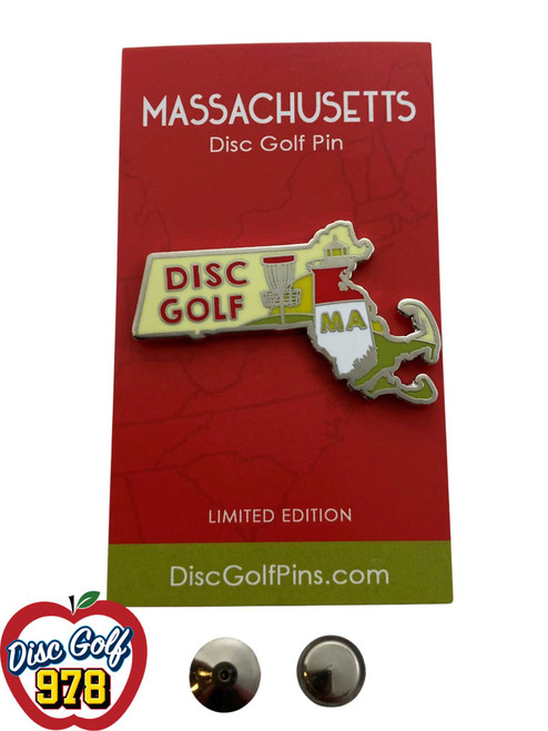 Disc Golf Pins Massachusetts State - Locking Disc Golf Pins Massachusetts State - Locking