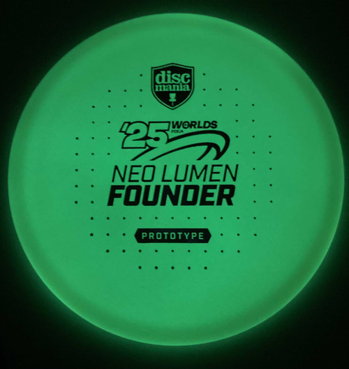 Discmania Founder Neo Lumen Prototype 176.4g Yellow C