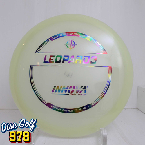 Innova Leopard3 Champion Proto Glow 172.3g Wonderbread Foil