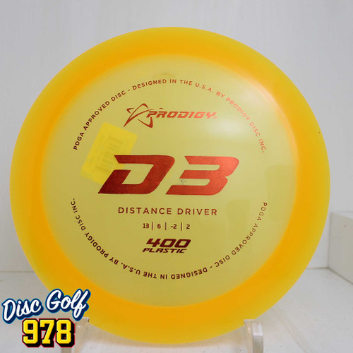 Prodigy D3 400 175.5g Golden Prodigy D3 400 175.5g Golden