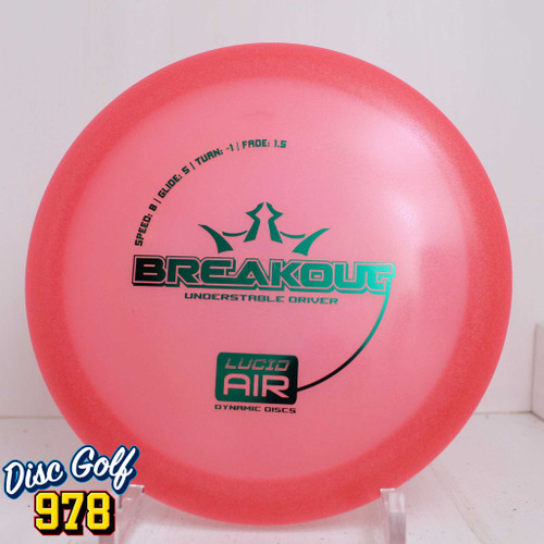 Dynamic Discs Breakout Lucid Air 148.7g Pink B Dynamic Discs Breakout Lucid Air 148.7g Pink B