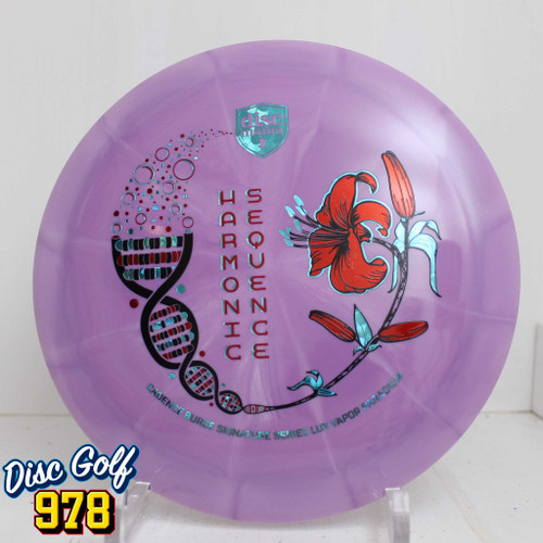 Discmania Paradigm Lux Vapor - Harmonic Sequence - Cadence Burge (Triple Stamp) 176.3g Purple B Discmania Paradigm Lux Vapor - Harmonic Sequence - Cadence Burge (Triple Stamp) 176.3g Purple B