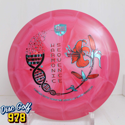 Discmania Paradigm Lux Vapor - Harmonic Sequence - Cadence Burge (Triple Stamp) 176.3g Red A Discmania Paradigm Lux Vapor - Harmonic Sequence - Cadence Burge (Triple Stamp) 176.3g Red A