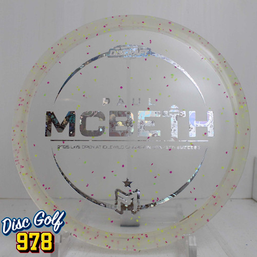 Discraft Buzzz SS Z Confetti Paul McBeth Victory Edition 174.5g Clear with Silver Foil