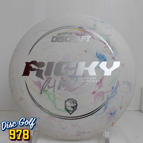 Discraft Focus Jawbreaker Ricky Wysocki 172.6g White with Silver Foil