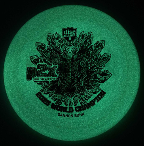 Discmania P2x Glow P-Line Flex 3 Gannon Buhr 2025 World Champion 173.5g Pale Blue B