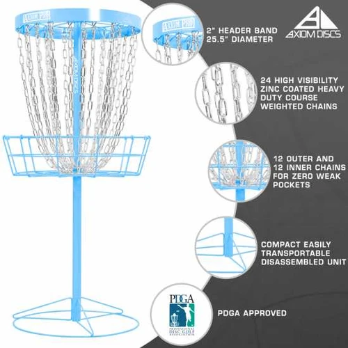 Axiom Pro Basket - Light Blue Drop Ship Only