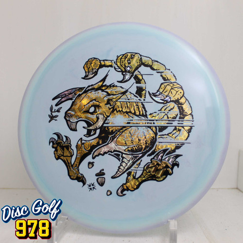 Discraft Buzzz ESP DFX SquirrPion 178.7g Powder Blue with Gold Foil