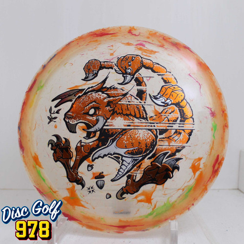 Discraft Cicada Z FLX Jawbreaker DFX 171.9g Orangish with Orange Foil
