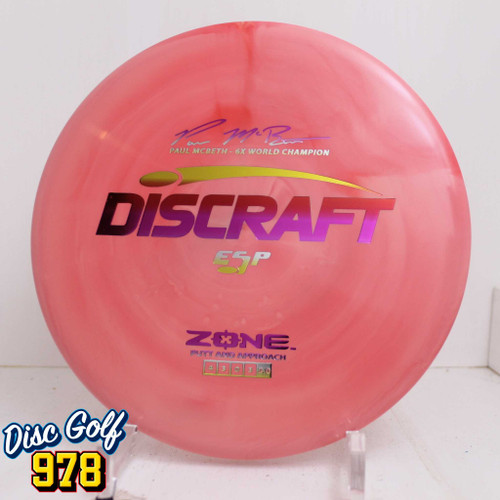 Discraft Zone ESP Paul McBeth 6x 176.5g Pinkish Red