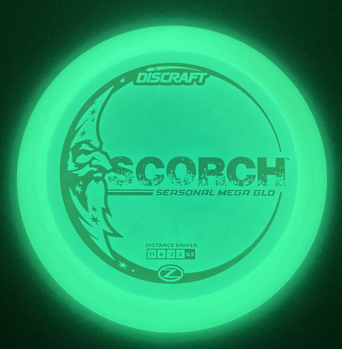 Discraft Scorch Seasonal Mega Glo 173.5g Black Foil