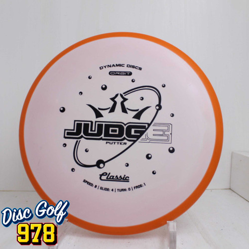 Dynamic Discs Judge Classic Orbit 174.0g Orange-White A