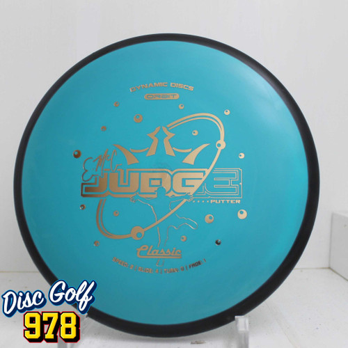 Dynamic Discs Emac Judge Classic Orbit 173.5g Black and Teal A