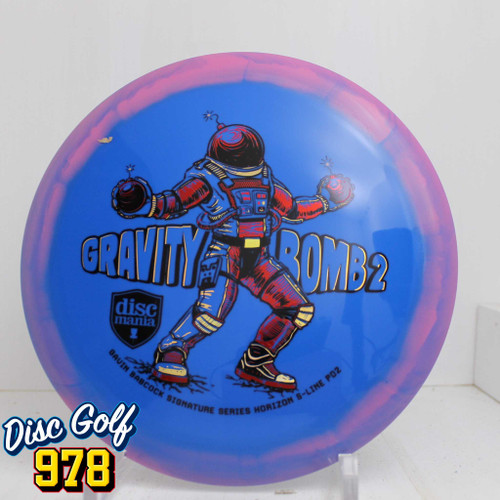 Discmania PD2 Horizon S-Line Gavin Babcock Gravity Bomb 2 - Triple Foil 174.3g Pink-Blue A