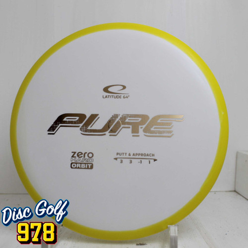 Latitude 64 Pure Zero Hard Orbit 174.2g Yellow and White B
